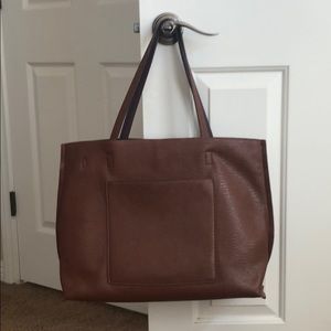Urban Outfitters Reversible Tote: Brown and Plum